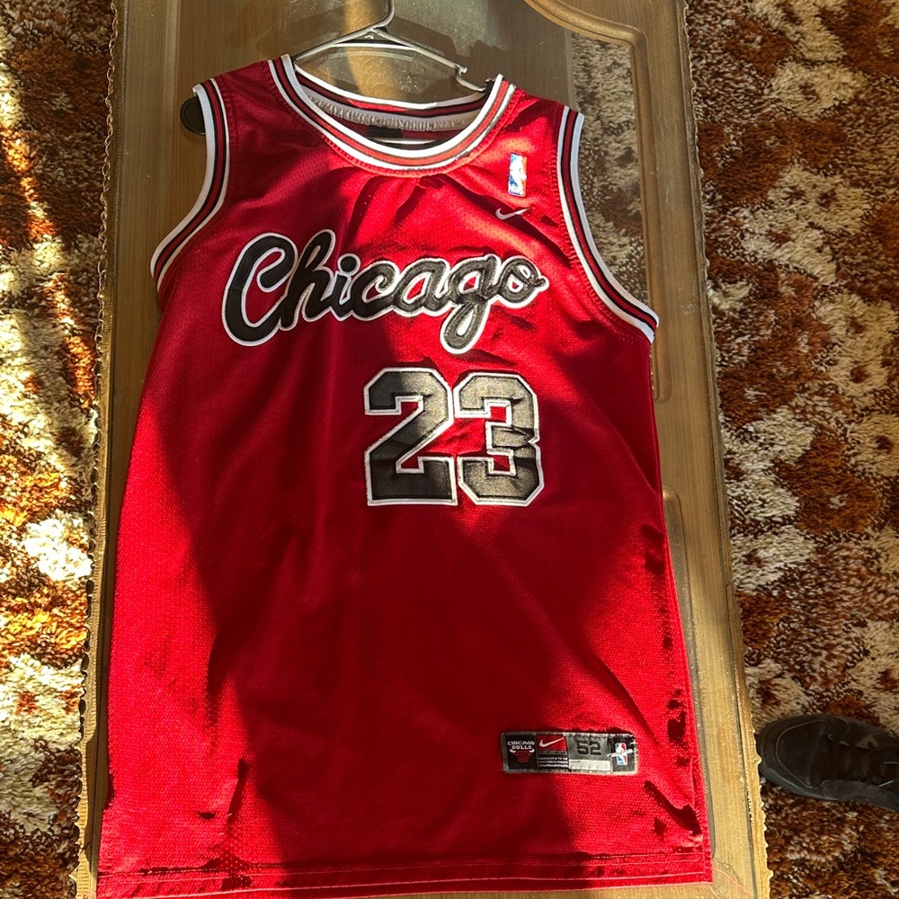 Nike Red Chicago Jersey with Black and White Accents